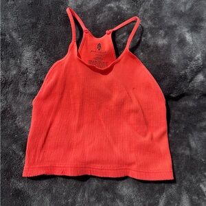 FP Movement by Free People orangy/ peachy Crop Top